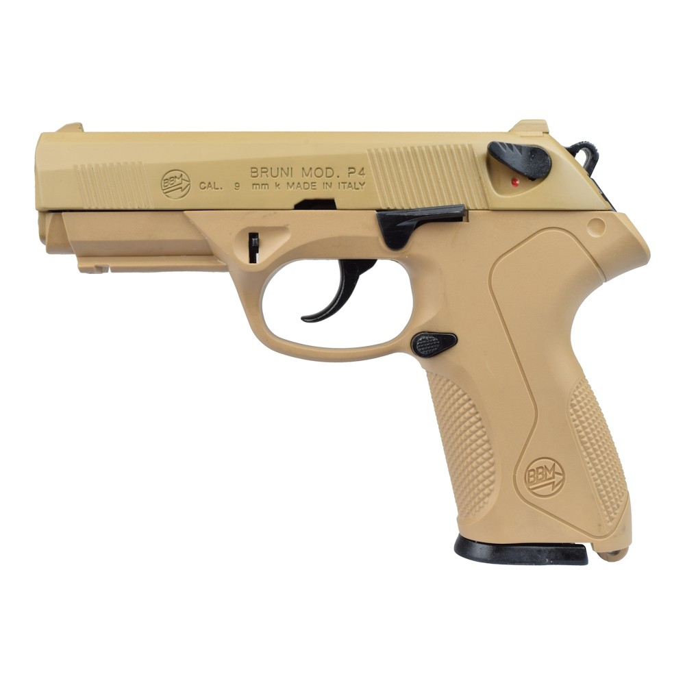 BRUNI PISTOLA A SALVE P4 CALIBRO 9MM NERA (BR-2601)