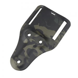 Foto WOSPORT ADATTATORE CORTO DA CINTURA PER FONDINE QUICK PULL MULTICAM NERO (WO-GB55BM)