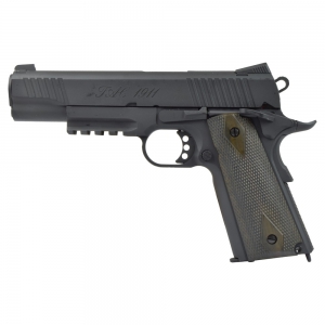 Foto KWC PISTOLA A CO2 SCARRELLANTE 1911 TACTICAL NERO (KW-1911TACB)