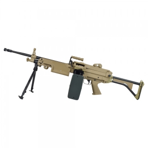 Foto A&K FUCILE ELETTRICO M249-MK1 POLYMER VERSION DARK EARTH (M249-MK1PT)