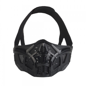 Foto WOSPORT MEZZA MASCHERA SCORPION NERA(WO-MA201B)