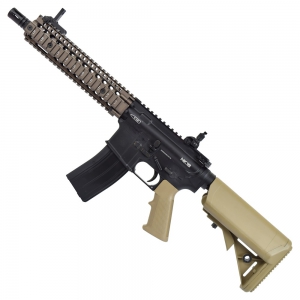 Foto GOLDEN EAGLE FUCILE A GAS DANIEL DEFENSE MK18 TWO-TONE NERO/TAN (GE-6593MT)