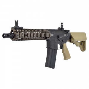 Foto GOLDEN EAGLE FUCILE A GAS DANIEL DEFENSE MK18 TWO-TONE NERO/TAN (GE-6593MT)