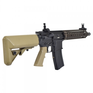 Foto GOLDEN EAGLE FUCILE A GAS DANIEL DEFENSE MK18 TWO-TONE NERO/TAN (GE-6593MT)