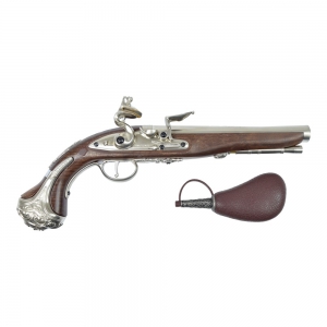 Foto HFC PISTOLA A GAS FLINTLOCK ''GEORGE WASHINGTON'' SILVER (HG 501SN)