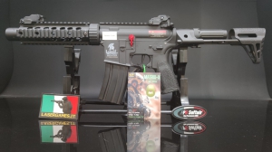 Foto FUCILE CUSTOM V1 LANCER TACTICAL LT-15 GEN2 M4 PDW-S CON PSIONIC MATRIX