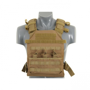 Foto GILET TATTICO ASSAULT PLATE CARRIER WITH DUMMY SAPI PLATES  COYOTE