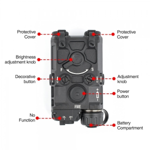 Foto WADSN SISTEMA DI PUNTAMENTO LASER CON LUCE LED NERO (WD6090-B)