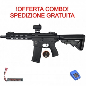 Foto EVOLUTION FUCILE ELETTRICO M4 RECON S CARBONTECH VALUE PACK SPEDIZIONE GRATUITA