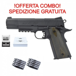 Foto KWC PISTOLA 1911 SCARELLANTE A CO2 COMBO SPEDIZIONE GRATUITA