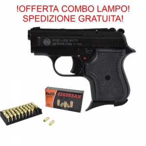 Foto COMBO BRUNI PISTOLA A SALVE 315 CON CARTUCCE A SALVE CALIBRO 8MM SPEDIZIONE GRATUITA