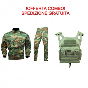 Foto KIT MIMETICA PIU' TATTICO JPC COMBO SPEDIZIONE GRATUITA