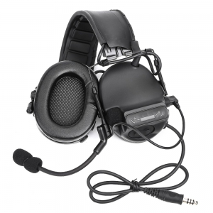 Foto WADSN CUFFIE E MICROFONO CON RIDUZIONE ATTIVA DEL RUMORE NERO (WZ221-B)