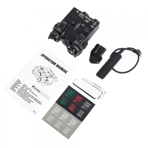 Foto WADSN SISTEMA DI PUNTAMENTO LASER ROSSO/IR CON ILLUMINATORE VCSEL IR NERO (WD06102-B)