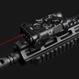 Foto WADSN SISTEMA DI PUNTAMENTO LASER ROSSO/IR CON LUCE LED NERO (WD06093-B)