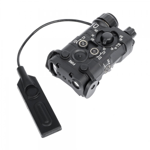 Foto WADSN SISTEMA DI PUNTAMENTO LASER ROSSO/IR CON LUCE LED NERO (WD06093-B)