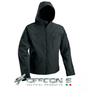 Foto DEFCON 5 SOFT SHELL JACKET WITH FIXED HOOD BK