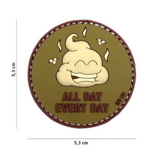 Foto PATCH PVC ALL DAY EVERY DAY GREY/BROWN